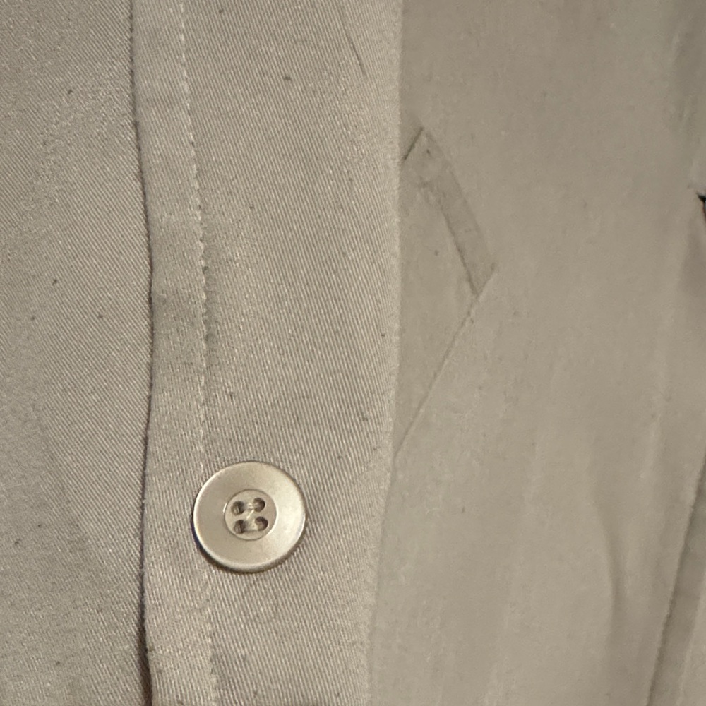 David Benjamin unique size 6 Women's Tan Long Coat with a sunflower & butterfly - Picture 10 of 12